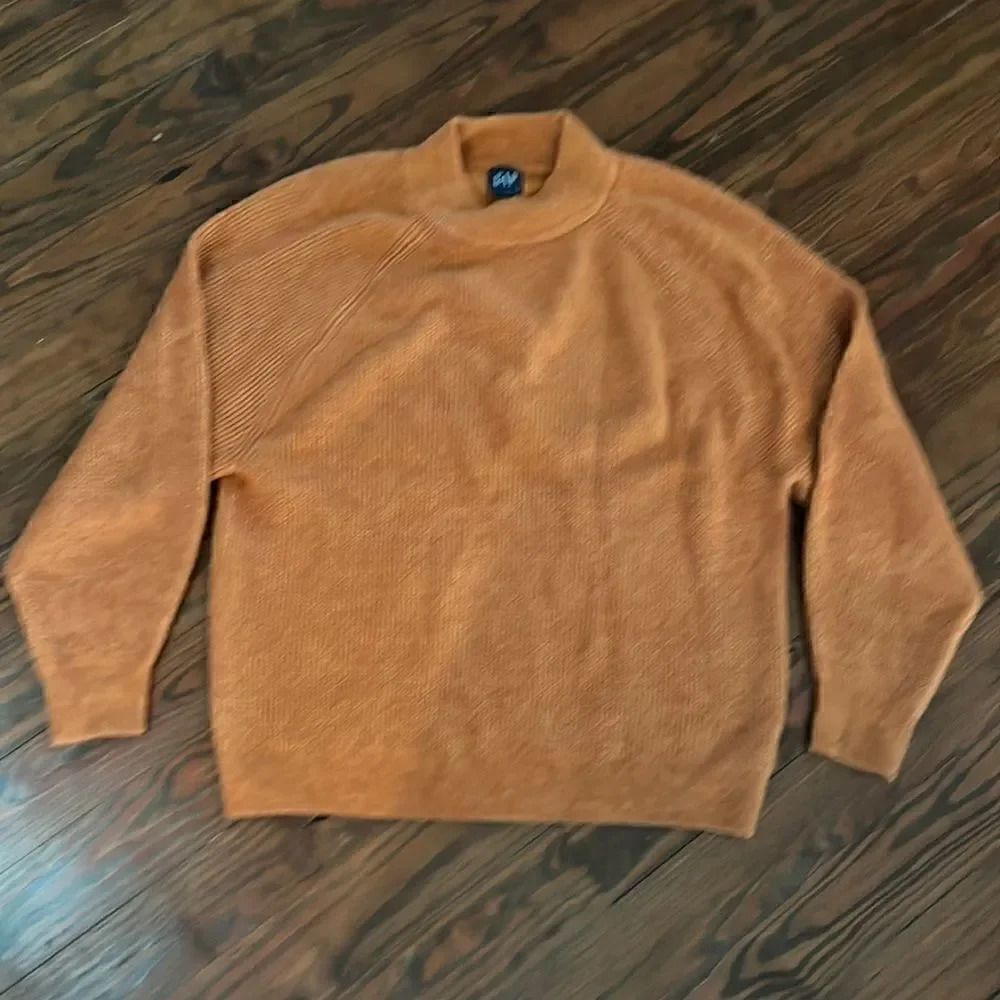 GAP burnt orange popover sweater Size S